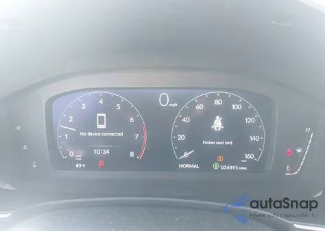 2022 Honda Civic Touring из США, поврежденный, VIN 2HGFE1F95NH305067